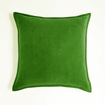 Throw Pillow Cover with 450g Insert, dark-grey, velvet, 20X20, Decorative Cushion – Fancy & Stacy
